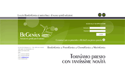 Desktop Screenshot of begenius.it