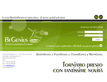 Tablet Screenshot of begenius.it